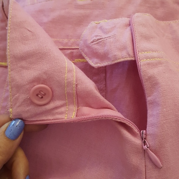 New Pink A Line Skirt Ruffle Hem - Picture 6 of 6